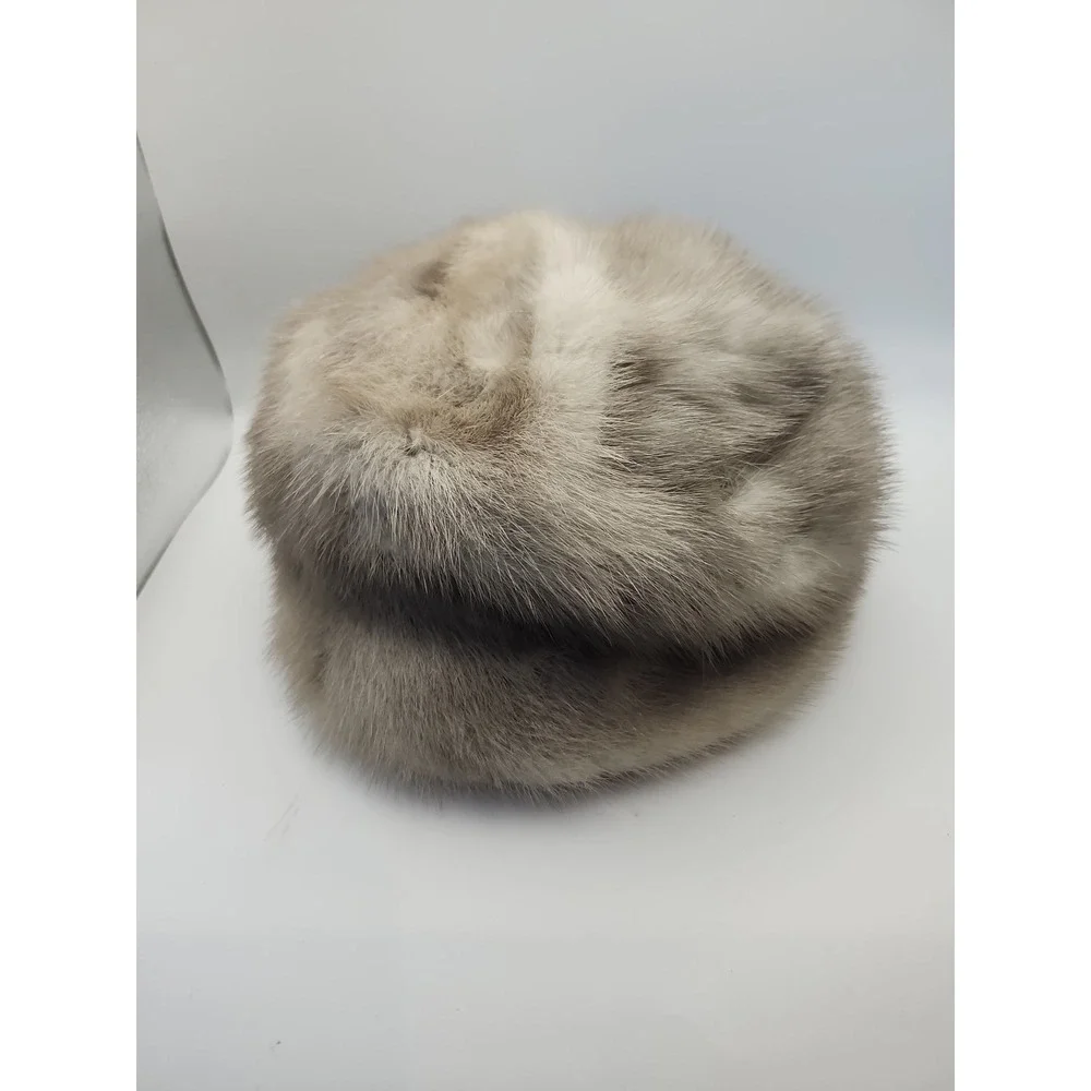Vintage Fur Womans Pillbox Hat